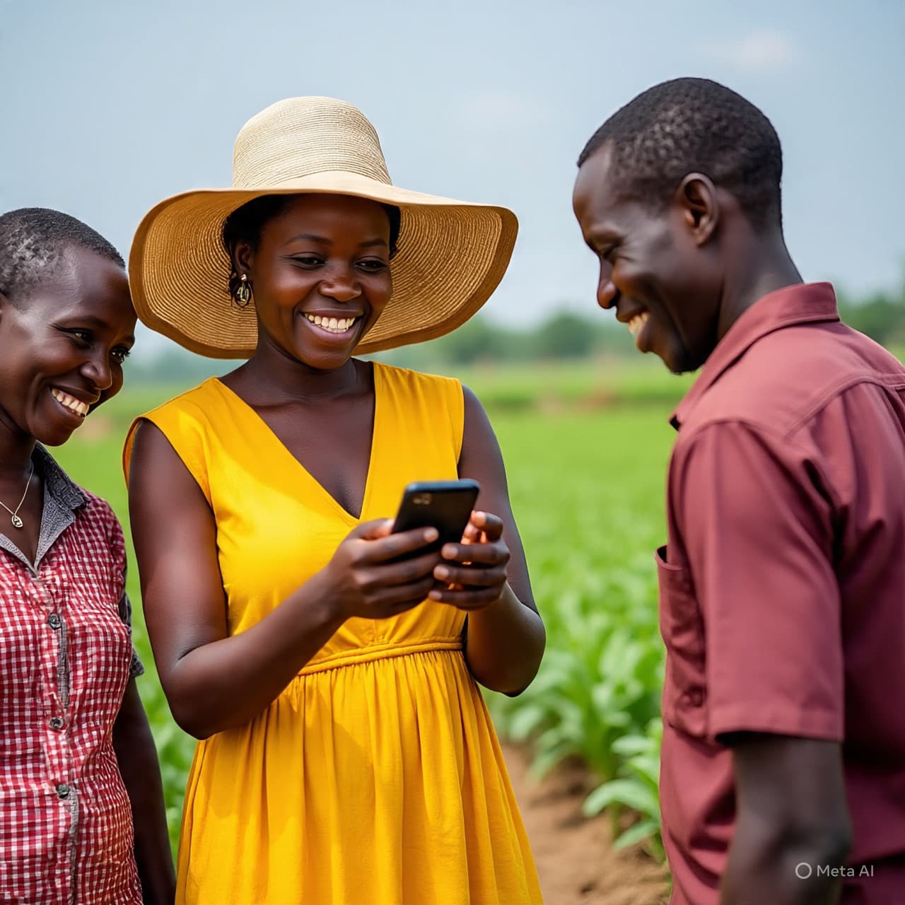 Farmers receiving advice