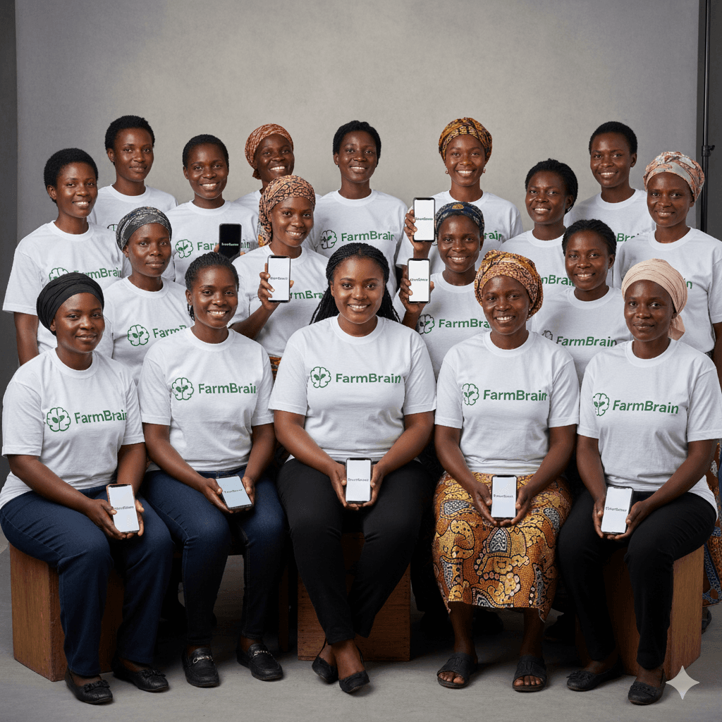 FarmBrain team working together